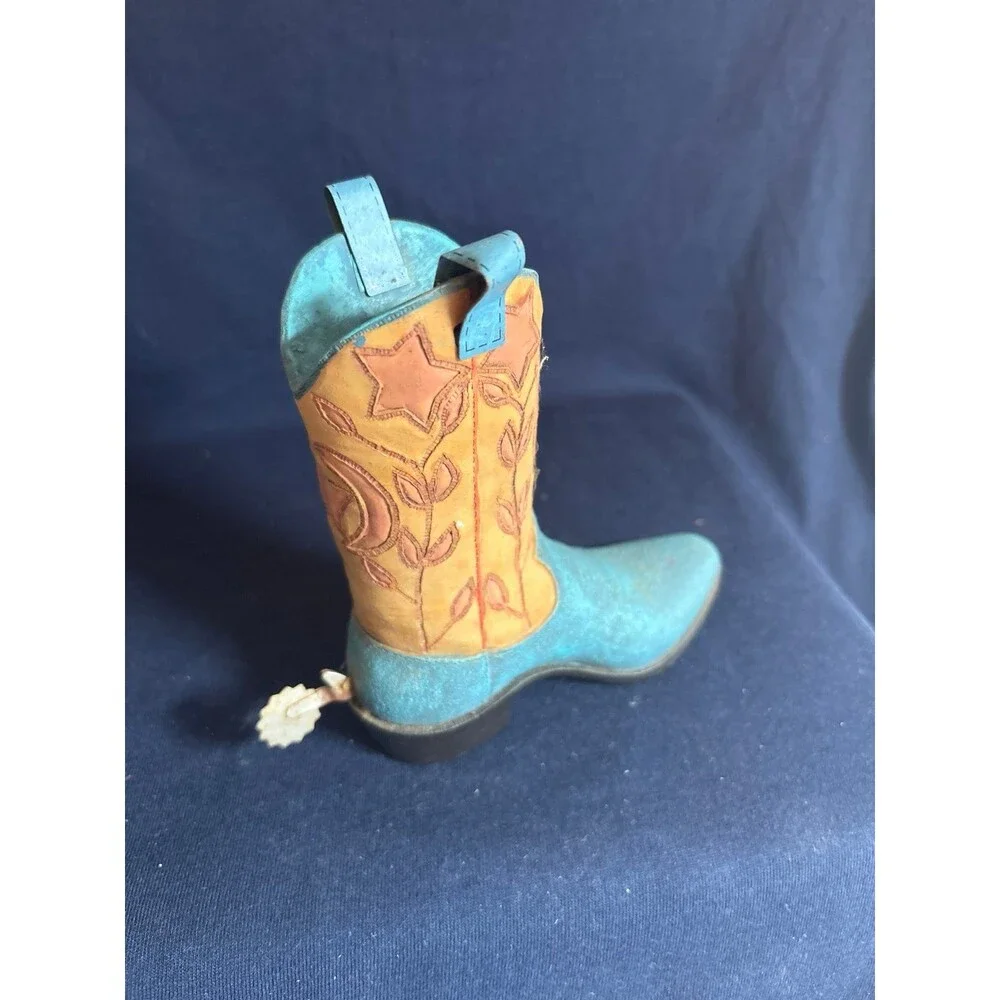 Cowboy boot vase